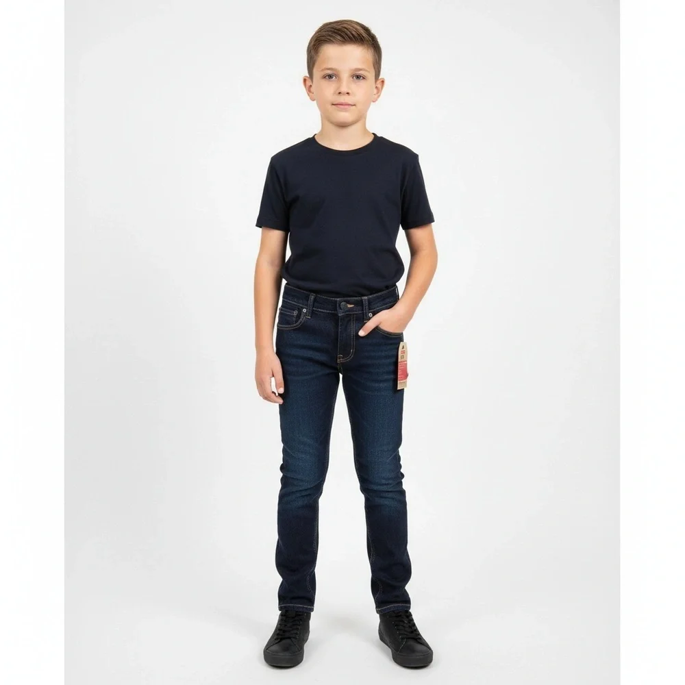 Levi's 511 Jeans Boys 16H W34 L28 Dark Wash Slim Performance Stretch (NWT)